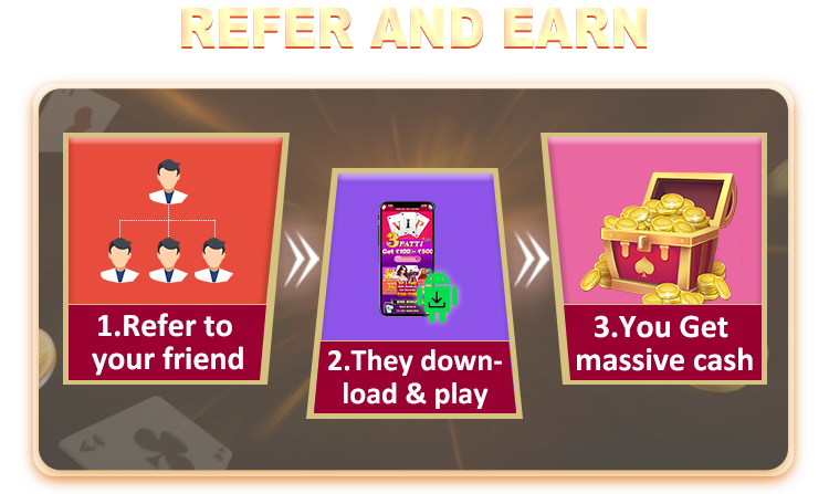 vip 3 patti refer and earn